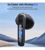 BASEUS Bowie E13 True Wireless Earphones Bluetooth 5.3 Headset Portable Low-Latency Headphones with 0.3m 3A Type-C Cable, Black