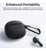 JOYROOM JR-FB1 True Wireless Bluetooth Headphones DNS Calling Noise Reduction Semi-in-ear Earphones - White