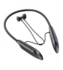 M518P Neckband Wireless Earphone Bluetooth 5.3 Magnetic Neck Hanging Headphone Sports Headset - Black