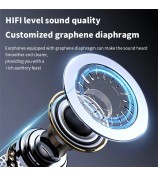 M518P Neckband Wireless Earphone Bluetooth 5.3 Magnetic Neck Hanging Headphone Sports Headset - Black