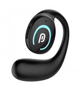 K9 Single Ear Bluetooth 5.3 Earhook Headset Bone Conduction Music Earphone - Black