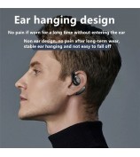 GD06 Single Ear Bluetooth 5.3 Earhook Headset Wireless Earphone - White