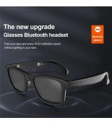 LENOVO LECOO C8-Lite Wireless Headphone Bluetooth Smart Sunglasses Headset Glasses - Black