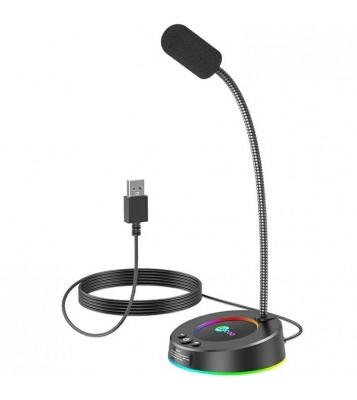 LENOVO LECOO MC01S USB Microphone RGB Color Computer Laptop Microphone