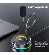 LENOVO LECOO MC01S USB Microphone RGB Color Computer Laptop Microphone