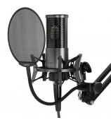 YANMAI X2 Condenser Microphone Kit Cardioid Mic Shock Mount+Foam Cap+Cable for PC Studio Recording