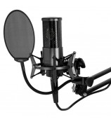 YANMAI X2 Condenser Microphone Kit Cardioid Mic Shock Mount+Foam Cap+Cable for PC Studio Recording