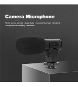 3.5mm External Stereo Condenser Microphone for DSLR Camera Vlog Interview Video Recording Microphone