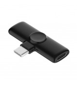 K2 Type-C Wireless Lapel Microphone Plug and Play Noise Reduction Lavalier Mic for Live Interview Mobile Phone Recording