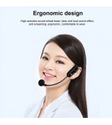 U12F 2 Transmitters + 1 Receiver UHF Wireless Head-mounted Microphone System for Tour Guide Teacher Training