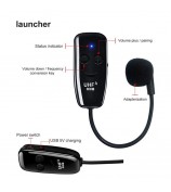U12F 2 Transmitters + 1 Receiver UHF Wireless Head-mounted Microphone System for Tour Guide Teacher Training