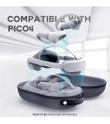 BOBOVR C2 Carrying Case for Oculus Quest 2 / Quest 3 / Pico 4 Lite Head Strap Hard Large Space Storage Box with Magnetic Design