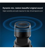 PULUZ PU628B UHF Wireless Dynamic Microphone with LED Display Battery Powered Mic - Black
