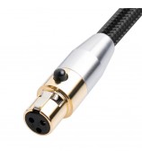 SA119GXK107BU 0.3m Mini XLR Female to XLR Female Adapter Cable Mixer Microphone Connection Cord