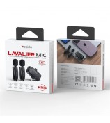 YESIDO KR15 Low Latency Wireless Lavalier Microphone iP / Type-C / 3.5mm Receiver + 2 Transmitter Mic Set