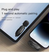 YESIDO KR11 Type-C Clip Design Microphone Low Delay Wireless Video Recording Mic (1 Transmitter + 1 Receiver)