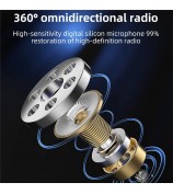 S17 For iPhone+Type-C+3.5mm AUX 3-In-1 Wireless Lavalier Microphone for Cell Phones, Cameras
