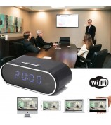 I4 1920x1080P Full HD Night Vision WiFi Cam Alarm Clock Hidden Camera