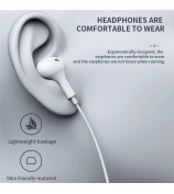 ME541 Type-C Wired Earphone Line Control Stereo In-Ear Music Headset for iPhone 15 / Huawei / Samsung