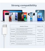 ME541 Type-C Wired Earphone Line Control Stereo In-Ear Music Headset for iPhone 15 / Huawei / Samsung
