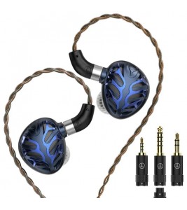 TRN Azure Dragon 2.5+3.5+4.4mm Wired HiFi Earphone 14.6mm Planar Diaphragm Detachable In-Ear Headset