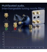 TRN Azure Dragon 2.5+3.5+4.4mm Wired HiFi Earphone 14.6mm Planar Diaphragm Detachable In-Ear Headset