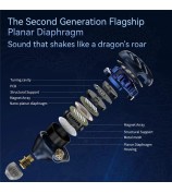 TRN Azure Dragon 2.5+3.5+4.4mm Wired HiFi Earphone 14.6mm Planar Diaphragm Detachable In-Ear Headset
