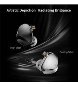 TRN VX Pro+ Type-C Detachable Wired In-Ear Earphone 9-Unit HiFi Music Headset with Mic - Black