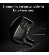 TRN VX Pro+ Type-C Detachable Wired In-Ear Earphone 9-Unit HiFi Music Headset with Mic - Black