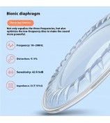 DUDAO X10s 1.2m Wired Earphone with Microphone 3.5mm Jack Half-In-Ear Earbuds for Smartphone Laptop