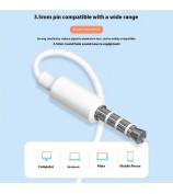 DUDAO X10s 1.2m Wired Earphone with Microphone 3.5mm Jack Half-In-Ear Earbuds for Smartphone Laptop
