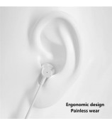 DUDAO X10 Pro 1m Wired Earphone with Microphone 3.5mm Heavy Bass In-Ear Earbuds for Smartphone Laptop - Black