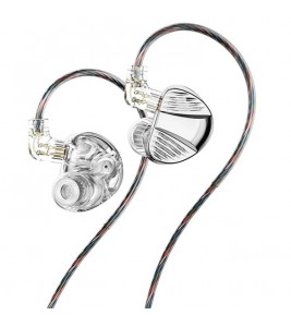 TRN V10 Pro 3.5mm Detachable Wired In-Ear Earphone HiFi Music Gaming Headset without Mic - Silver