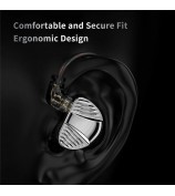 TRN V10 Pro 3.5mm Detachable Wired In-Ear Earphone HiFi Music Gaming Headset without Mic - Silver