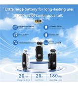 K88 Business Lavalier Headphones Retractable Sports Bluetooth Earphones with LED Display - Black