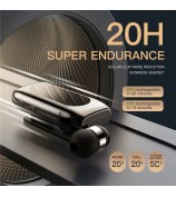 K56 Retractable Mini Headset 180 Days Standby Business Lavalier Earphone for Sports Driving - Black