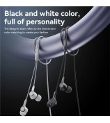 YESIDO YH53 3.5mm Wired Earphone Wire Control Phone Computer Music Gaming In-Ear Headset - Black