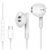 ME540 Type-C Digital Audio Earphones Semi-In-Ear Wired Headphones with Mic for iPhone Google Samsung - White