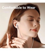 ME540 Type-C Digital Audio Earphones Semi-In-Ear Wired Headphones with Mic for iPhone Google Samsung - White