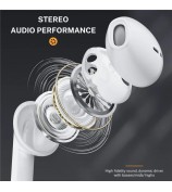 ME941A 1.2m Type-C Wired Earphones with Mic USB-C Headphones for iPhone Google Samsung - White
