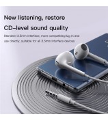 YESIDO YH39 3.5mm Wired Earphone Mobile Phone Laptop Wire Control Music Headset