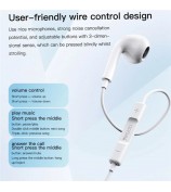 YESIDO YH39 3.5mm Wired Earphone Mobile Phone Laptop Wire Control Music Headset