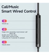MCDODO HP-3490 MDD HiFi Stereo Wired Headphone Type-C Earphone with Mic and Volume Control - Black