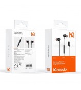 MCDODO HP-3490 MDD HiFi Stereo Wired Headphone Type-C Earphone with Mic and Volume Control - Black