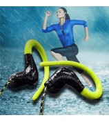 FONGE S760 3.5mm Wired Sport Headset Earhook Wire Control Music Calling Mobile Phone Earphone - Green