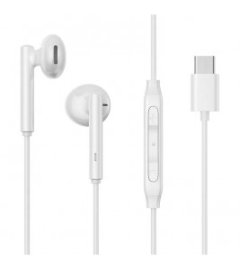 JOYROOM EC05 Type-C Wired Earphones Plug and Play Half-in-ear Headphone with Mic