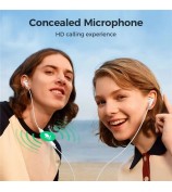 JOYROOM EW01 3.5mm Plug Half-in-ear Earphones with HD Mic Wired Headphones
