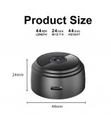 A9 Mini Camera WiFi Wireless Security Protection Remote Monitor Video Camcorder, APP: iwfcam - Black