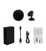 A9 Mini Camera WiFi Wireless Security Protection Remote Monitor Video Camcorder, APP: iwfcam - Black