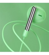 TIANSTON 3.5mm AUX In-Ear Wired Earphone Headphone with Microphone - Green